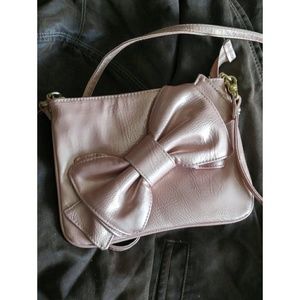 Steve madden pink bow purse